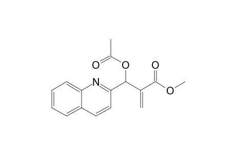 Methyl 3-acetoxy-2-methylene-3-(2-quinolyl)propionate