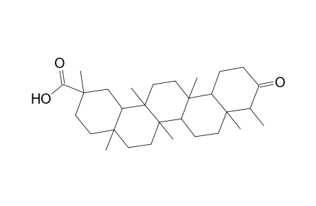 D:A-Friedooleanan-29-oic acid, 3-oxo-, (20.alpha.)-