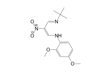benzenamine, N-[(1E,3E)-3-[[(E)-1,1-dimethylethyl]imino]-2-nitro-1-propenyl]-2,4-dimethoxy-