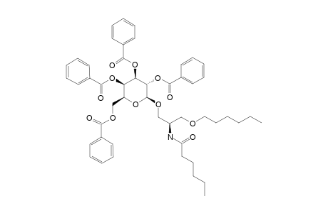 3-O-(2,3,4,6-TETRA-O-BENZOYL-BETA-D-GALACTOPYRANOSYL)-2-DEOXY-2-HEXANAMIDO-1-O-HEXYL-SN-GLYCEROL
