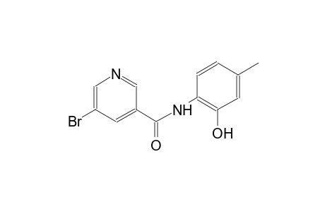 3-pyridinecarboxamide, 5-bromo-N-(2-hydroxy-4-methylphenyl)-