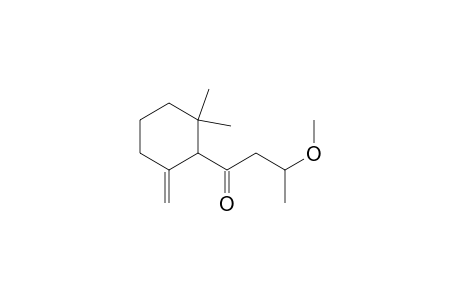 3-Methoxy-1-(6,6-dimethyl-2-methylenecyclohexyl)butanone