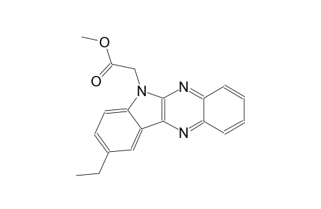 methyl (9-ethyl-6H-indolo[2,3-b]quinoxalin-6-yl)acetate