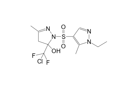 5-[chloro(difluoro)methyl]-1-[(1-ethyl-5-methyl-1H-pyrazol-4-yl)sulfonyl]-3-methyl-4,5-dihydro-1H-pyrazol-5-ol