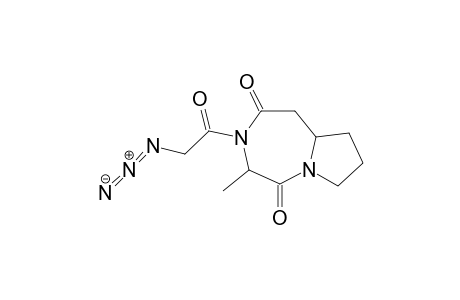 4-(azidoacetyl)-2,5-dioxo-3-methyl-1,4-diazabicyclo[5.3.0]decane
