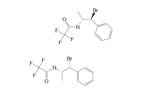 L-AND-U-N-TRIFLUOROACETYL-2-AMINO-1-BROMO-1-PHENYLPROPANE
