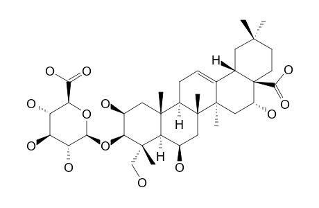 16-ALPHA-HYDROXY-PROTOBASSIC-ACID-3-O-BETA-D-GLUCURONOPYRANOSIDE