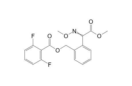 Benzeneacetic acid, 2-[[(2,6-difluorobenzoyl)oxy]methyl]-alpha-(methoxyimino)-, methyl ester