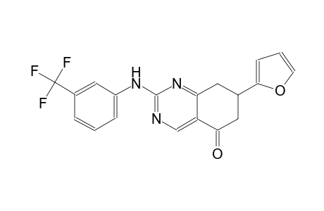 7-(2-furyl)-2-[3-(trifluoromethyl)anilino]-7,8-dihydro-5(6H)-quinazolinone