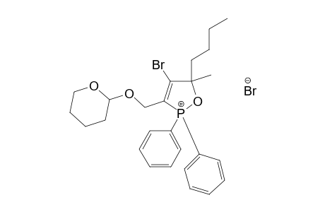 4-BROMO-5-BUTYL-5-METHYL-2,2-DIPHENYL-3-[(TETRAHYDRO-2H-PYRAN-2-YL-OXY)-METHYL]-2,5-DIHYDRO-1,2-OXAPHOSPHOL-2-IUM-BROMIDE