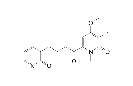 1,3-Dimethyl-6-{4'-[1"-hydroxy-1"-(1"',2"'-dihydro-2'''-oxo-3'"-pyridinyl)butyl]}-4-methoxy-2(1H)-pyridone