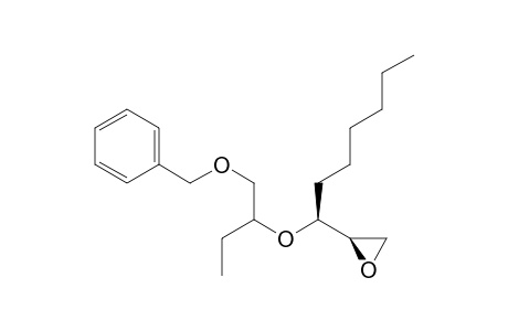 (2R)-2-[(1S)-1-(1-phenylmethoxybutan-2-yloxy)heptyl]oxirane