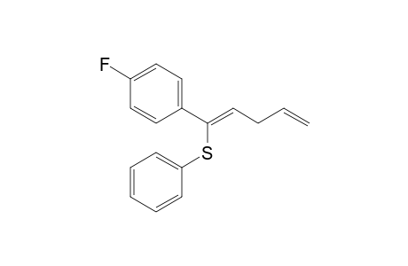 1-(4'-Fluorophenyl)-1-phenylthiopenta-1(Z),4-diene