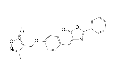 5(4H)-oxazolone, 4-[[4-[(4-methyl-2-oxido-1,2,5-oxadiazol-3-yl)methoxy]phenyl]methylene]-2-phenyl-, (4E)-
