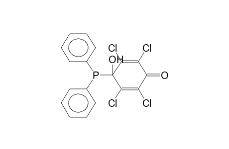 DIPHENYL(1-HYDROXY-2,3,5,6-TETRACHLORO-4-OXO-2,5-CYCLOHEXADIENYL)PHOSPHINE