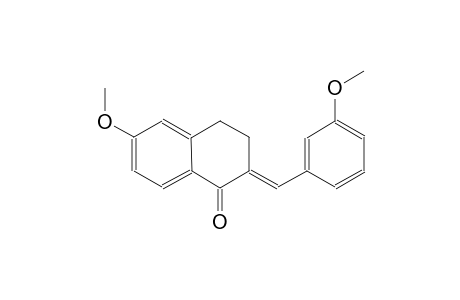 (2E)-6-methoxy-2-(3-methoxybenzylidene)-3,4-dihydro-1(2H)-naphthalenone