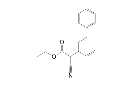 2-cyano-3-phenethyl-pent-4-enoic acid ethyl ester