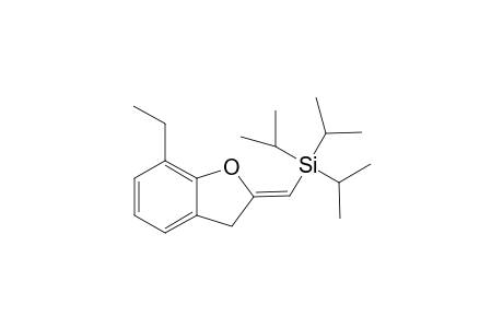 2-((Z)-Triisopropylsilylmethylidene)-7-ethyl-2,3-dihydrobenzofuran