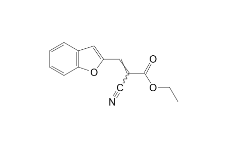 alpha-cyano-2-benzofuranacrylic acid, ethyl ester