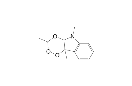 5H-1,2,4-Trioxino[5,6-b]indole, 4a,9b-dihydro-3,5,9b-trimethyl-, (3.alpha.,4a.alpha.,9b.alpha.)-