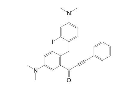6-[2'-Iodo-4'-(N,N-dimethylamino)benzyl]-3-(N,N-dimethylamino)phenyl Phenylethynyl Ketone