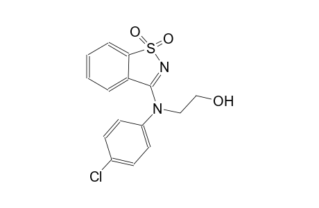 2-[4-chloro(1,1-dioxido-1,2-benzisothiazol-3-yl)anilino]ethanol