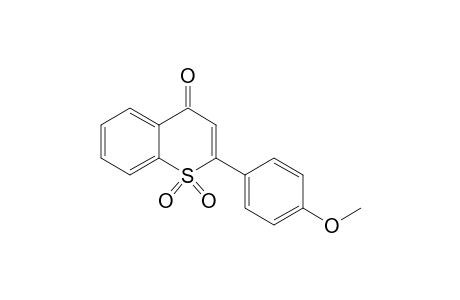 1,1-Diketo-2-(4-methoxyphenyl)thiochromen-4-one