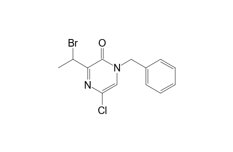 1-Benzyl-3-(1-bromoethyl)-5-chloro-2(1H)-pyrazinone
