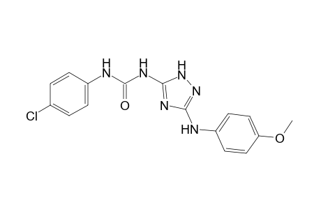 1-[3-(p-anisidino)-1H-1,2,4-triazol-5-yl]-3-(p-chlorophenyl)urea