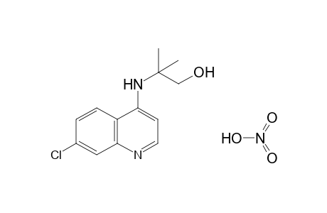 2-[(7-chloro-4-quinolyl)amino]-2-methyl-1-propanol, nitrate