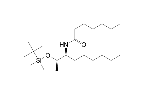 Heptanamide, N-[1-[1-[[(1,1-dimethylethyl)dimethylsilyl]oxy]ethyl]he ptyl]-, [R-(R*,S*)]-
