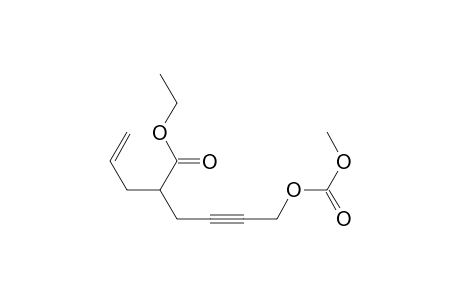 4-(Ethoxycarbonyl)-8-(methoxycarbonyloxy)oct-1-en-6-yne