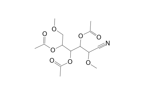 3,4,5-Tri-O-acetyl-2,6-di-O-methyl-D-mannonitrile