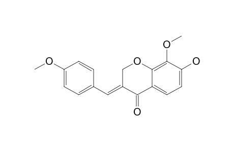 8-METHOXY-BONDUCELLIN;(E)-7-HYDROXY-8-METHOXY-3-(4-METHOXYBENZYL)-CHROMAN-4-ONE