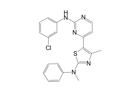 {4-[2-(Phenyl-(methyl)-amino)-4-methyl-thiazol-5-yl]-pyrimidin-2-yl}-(3-chloro-phenyl)-amine