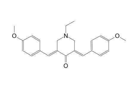 (3E,5E)-1-ethyl-3,5-bis(4-methoxybenzylidene)-4-piperidinone