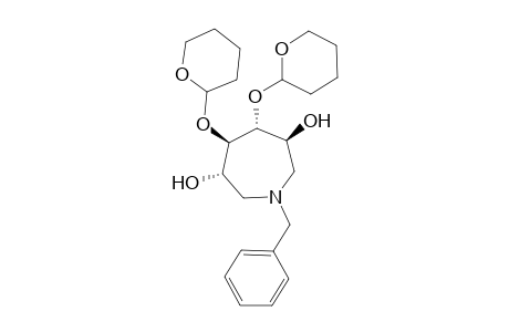 (3S,4R,5R,6S)-N-Benzyl-4,5-O-bistetrahydropyranyl-3,6-dihydroxyazepane