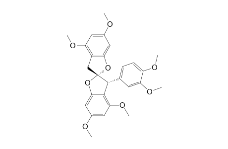 (2R,3R)-2-(3,4-DIMETHOXYPHENYL)-4,4',6,6'-TETRAMETHOXY-3,2'-SPIROBI-[2,3-DIHYDRO-[1]-BENZOFURAN]