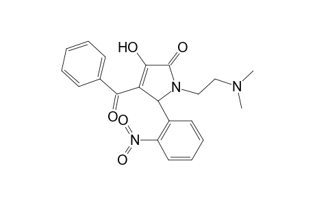 4-Benzoyl-1-(2-dimethylamino-ethyl)-3-hydroxy-5-(2-nitro-phenyl)-1,5-dihydro-pyrrol-2-one