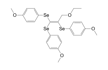 1-(3-Ethoxy-1,1-bis(4-methoxyphenylselanyl)prop-1-enylselanyl)-4-methoxybenzene