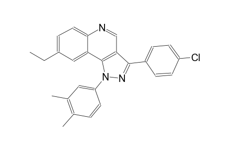 1H-pyrazolo[4,3-c]quinoline, 3-(4-chlorophenyl)-1-(3,4-dimethylphenyl)-8-ethyl-