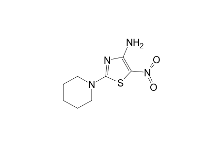 4-Amino-5-nitro-2-(1-piperidinyl)-1,3-thiazole