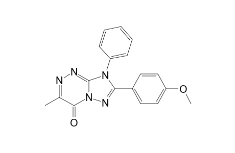 [1,2,4]Triazolo[5,1-c][1,2,4]triazin-4(8H)-one, 7-(4-methoxyphenyl)-3-methyl-8-phenyl-