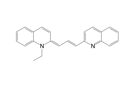 Quinoline, 1-ethyl-1,2-dihydro-2-[3-(2-quinolinyl)-2-propen-1-ylidene]-