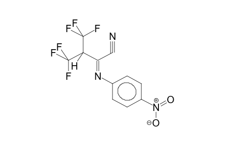 N-PARA-NITROPHENYLIMINOBIS(TRIFLUOROMETHYL)PYRUVIC ACID, NITRILE