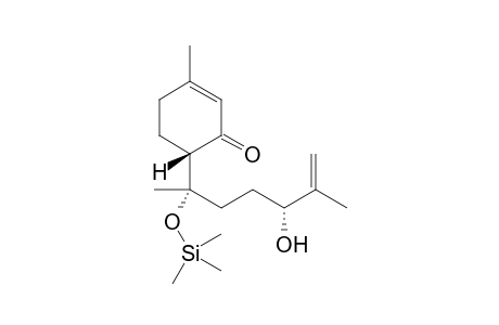 (S)-6-((2S,5R)-5-Hydroxy-6-methyl-2-(trimethylsilyloxy)hept-6-en-2-yl)-3-methylcyclohex-2-enone