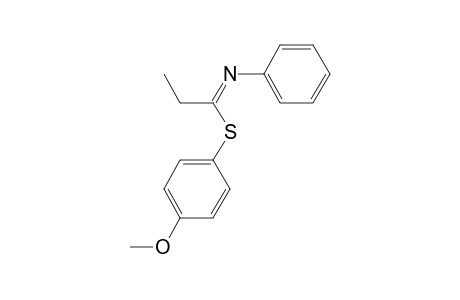 N-Phenyl-S-(p-methoxyphenyl)-ethyl-isothioamide