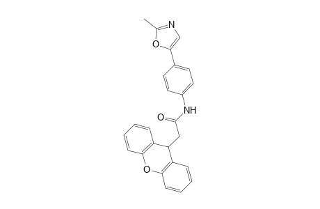 9H-Xanthene-9-acetamide, N-[4-(2-methyl-5-oxazolyl)phenyl]-