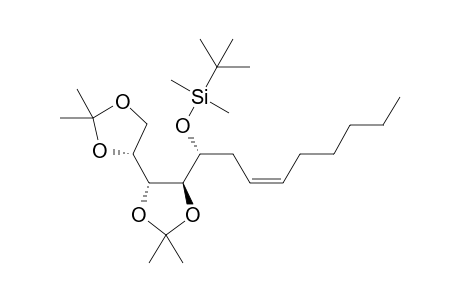 tert-Butyl-[(Z,1R)-1-[(4S,5R)-5-[(4R)-2,2-dimethyl-1,3-dioxolan-4-yl]-2,2-dimethyl-1,3-dioxolan-4-yl]non-3-enoxy]-dimethyl-silane