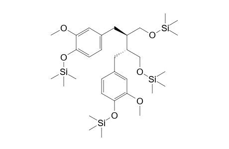 rel-(5R,6R)-5,6-bis(3-methoxy-4-(trimethylsilyloxy)benzyl)-2,2,9,9-tetramethyl-3,8-dioxa-2,9-disiladecane